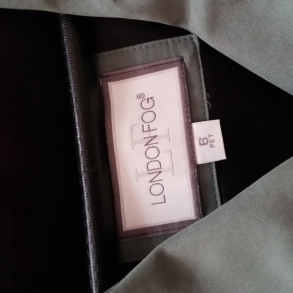 Vintage London Fog Women's Ladies Spring Fall Coat / Sz 6P / Olive Green - Picture 12 of 16